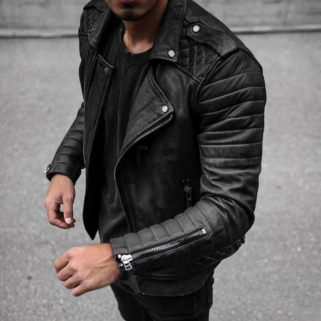 Classic Slim Fit Mens Zip Up Jacket - Luxivelle