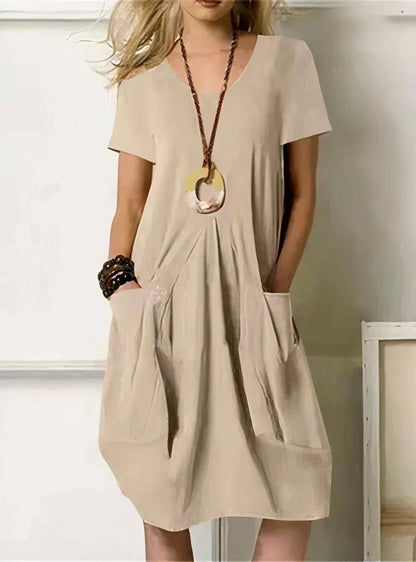 Simple Relaxed Fit Summer Dress