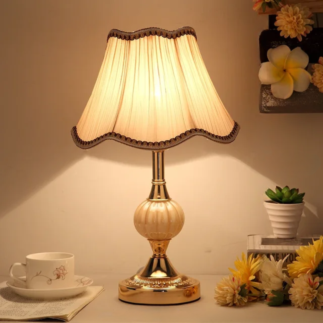 Rustic Nordic Bedside Table Lamp