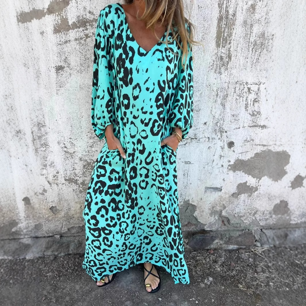 Animal Print Women's Party Dress