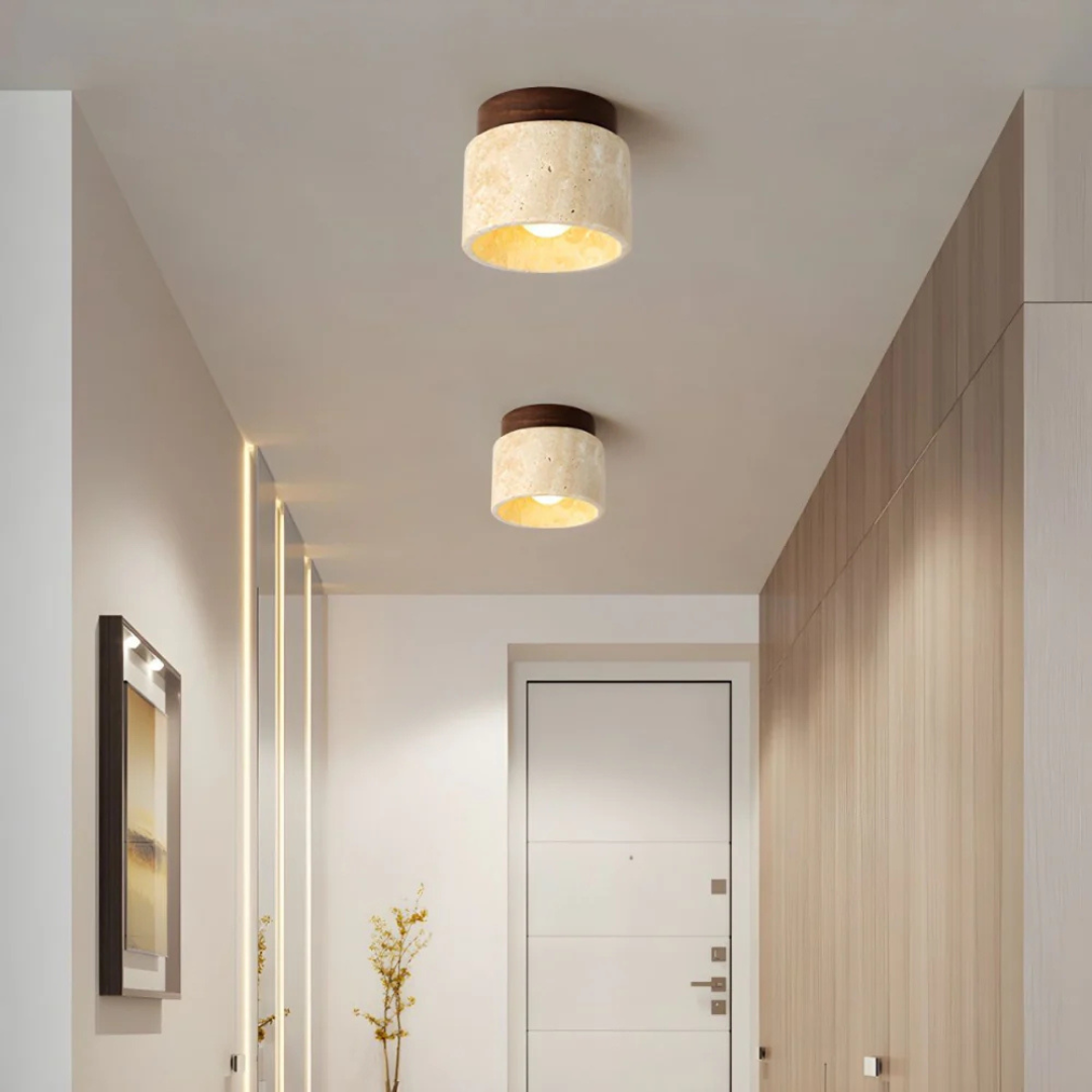 Simple Japanese Style Ceiling Lamp - Luxivelle