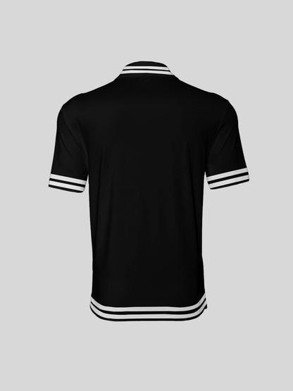 Summer Navy Blue UPF Polo Shirt for Men