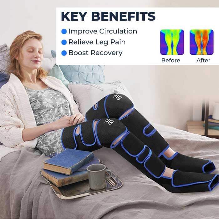 Relaxing Heated Leg Massage Wraps