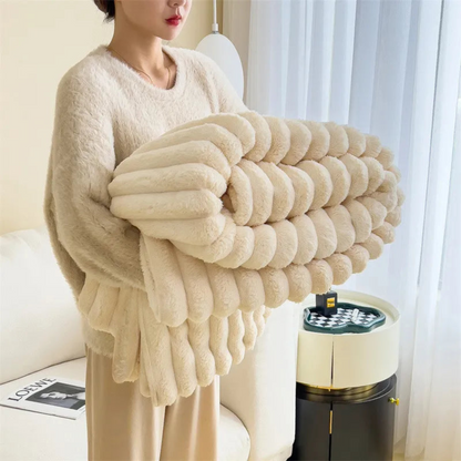 Plush Fleece Blanket | Warm and Comfortable Throw - Luxivelle