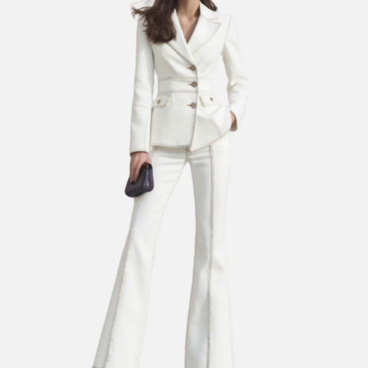 Women's Elegant Blazer Suit Set