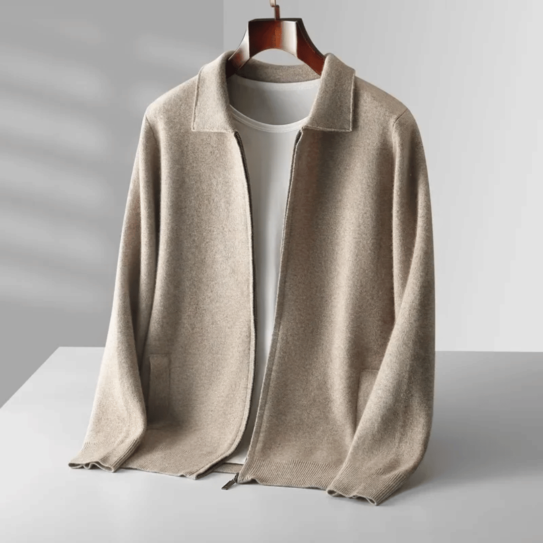 Spencer | Classic cashmere knit sweater