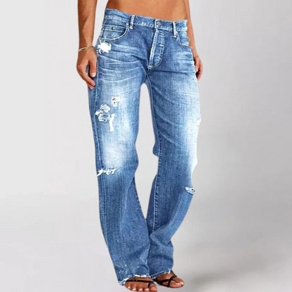 Relaxed Fit Women's Straight Leg Jeans