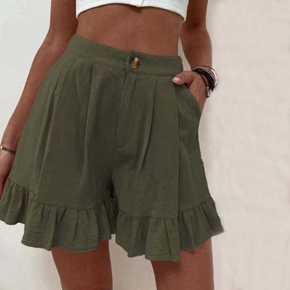 Lightweight Summer Ruffle Shorts