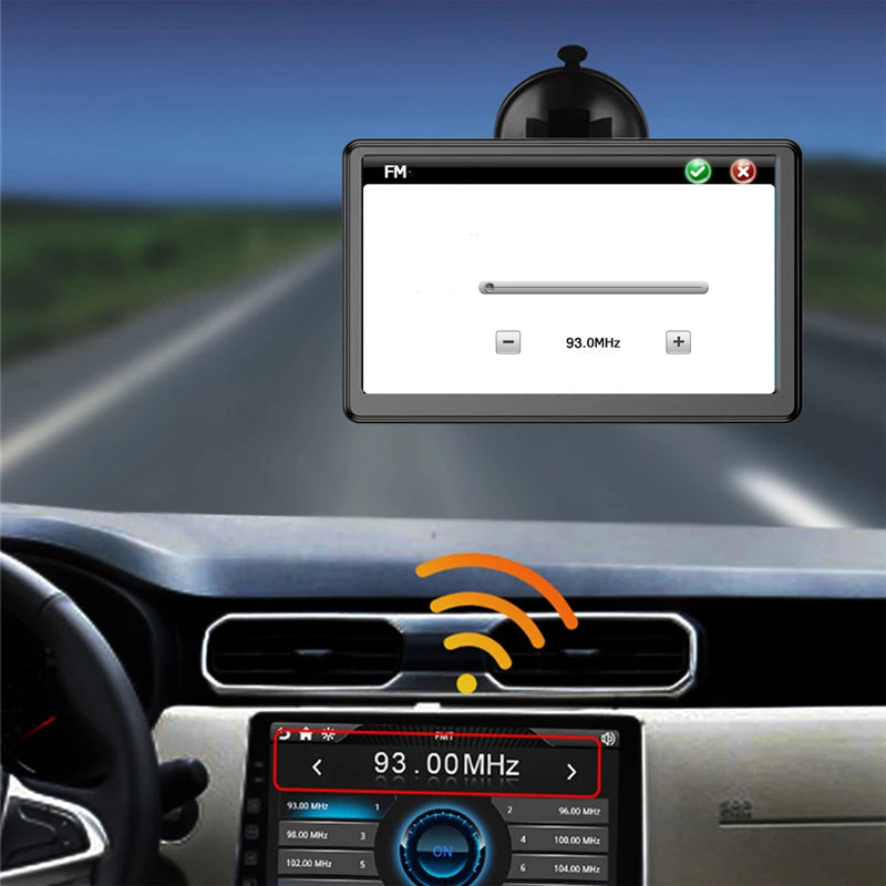 Large 7 Inch Truck Sat Nav with Free Lifetime Maps