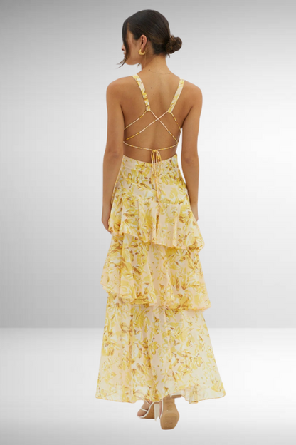 Layered Long Dress for Ladies
