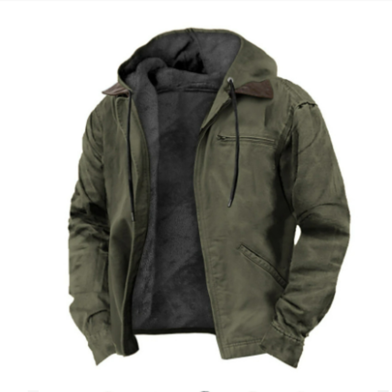 Men's Classic Zip Up Hoodie Jacket