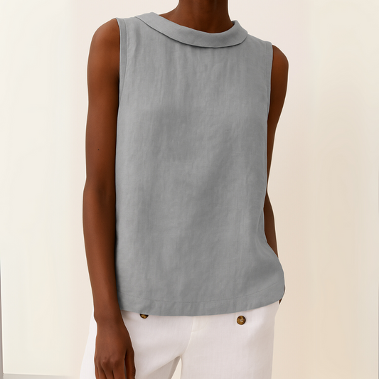 Tank Style Crew Neck Women's Top - Luxivelle