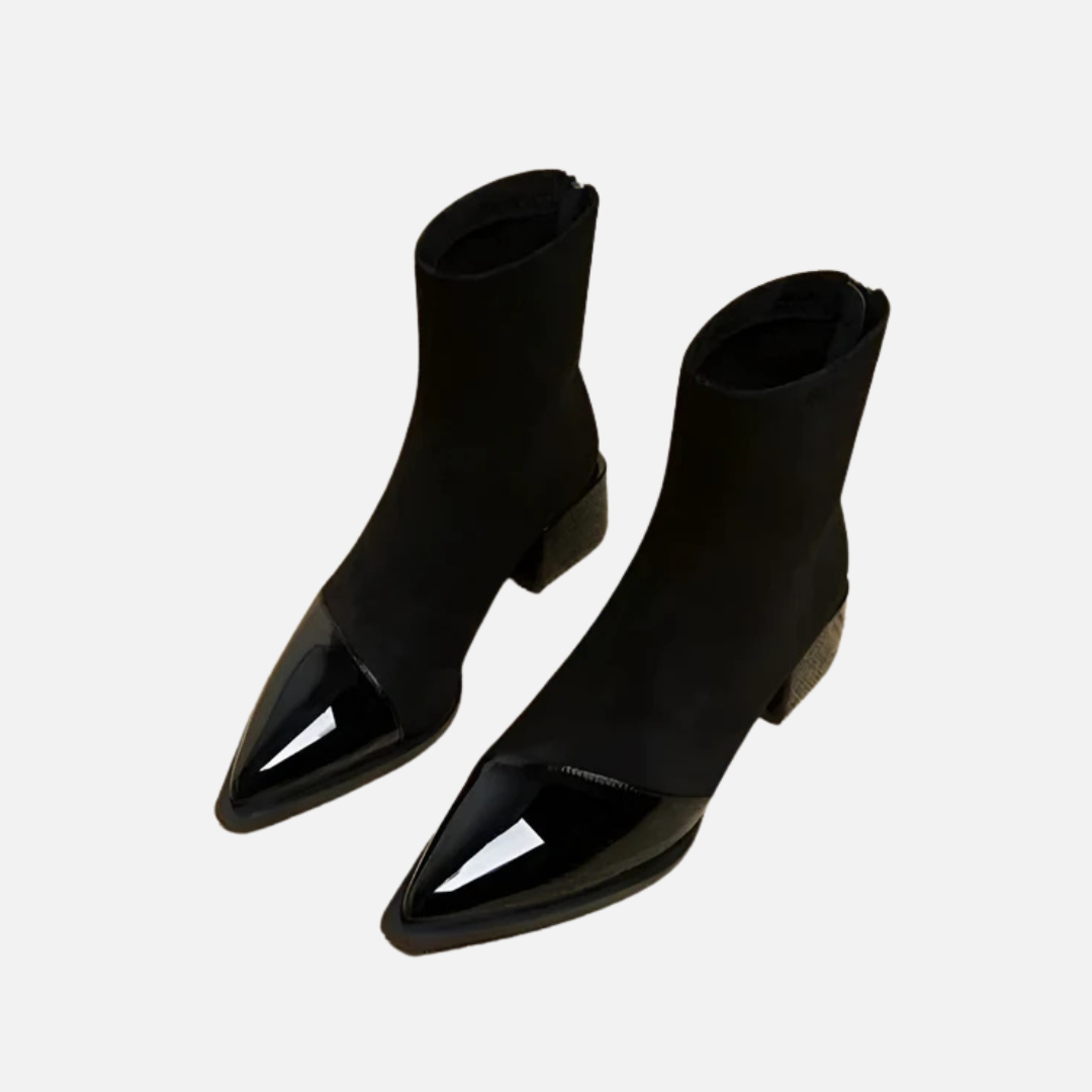 Annabel | Women's Elegant Block Heel Ankle Boots