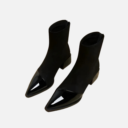 Annabel | Women's Elegant Block Heel Ankle Boots