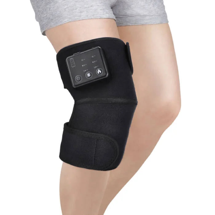 Heated Knee Wrap Massager with Vibration Therapy