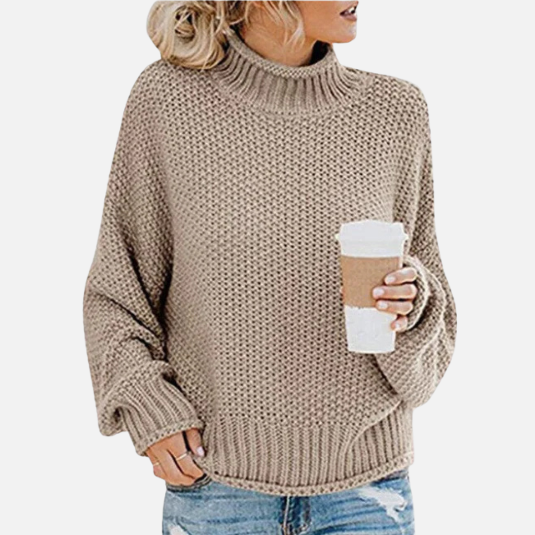 Maya | Mock-Neck Oversized Sweater