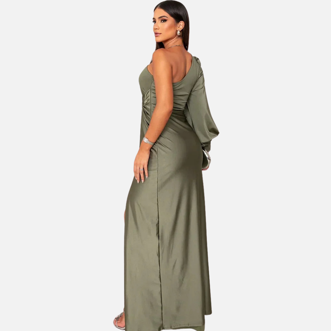 Women’s Sequin Satin Evening Dres