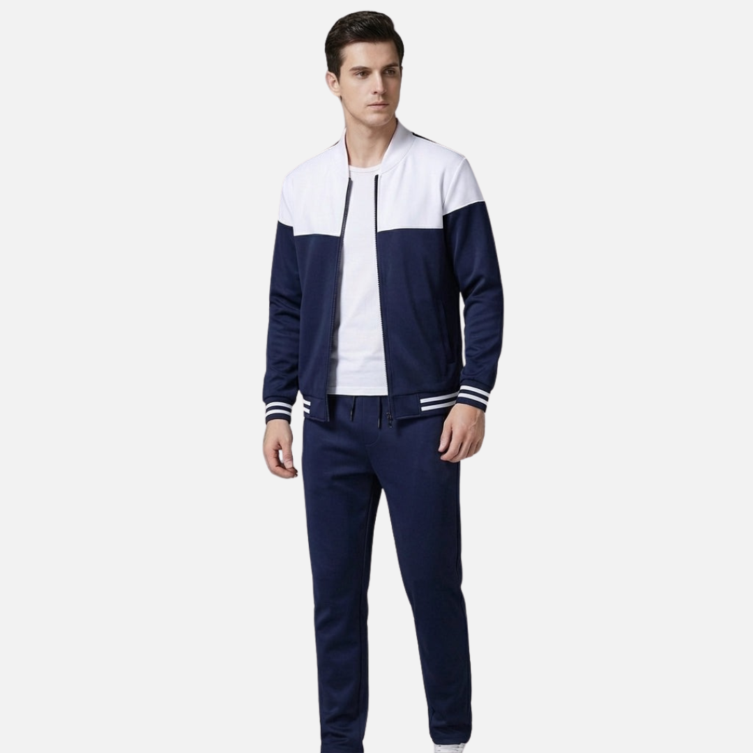 Men’s Tracksuit Two-Tone Athletic Set