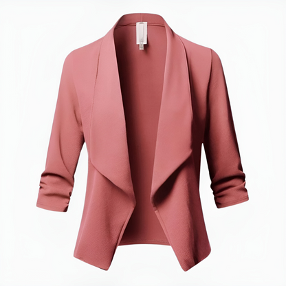 Evelyn | Black Blazer for Women - Long Sleeve Slim Fit 2