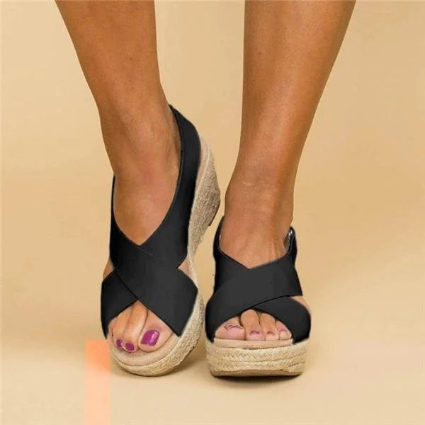 Isadora Women's Sandals – Orthopedic Comfort with Wedge Heel-1