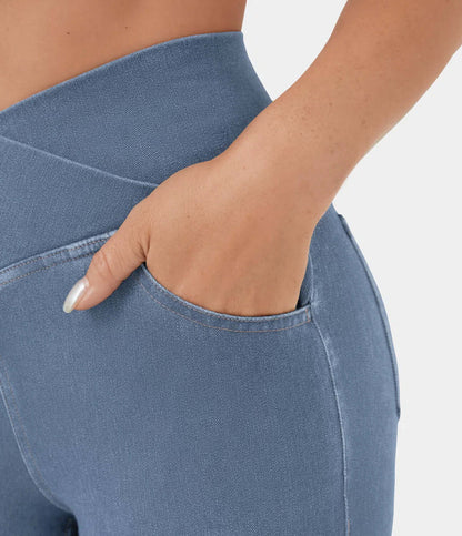 Women's Comfort Fit Wide Leg Jeans