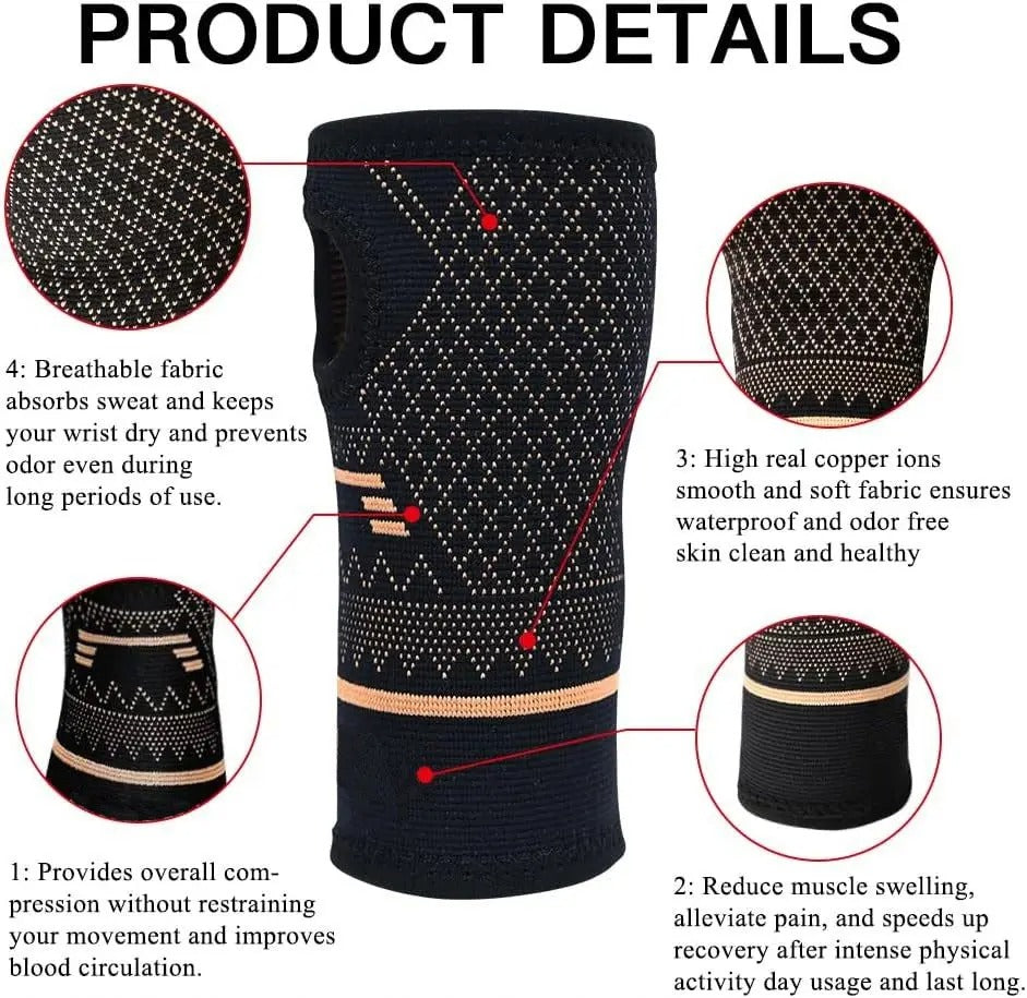Comfortable Sports Wrist Support Brace for Pain Relief