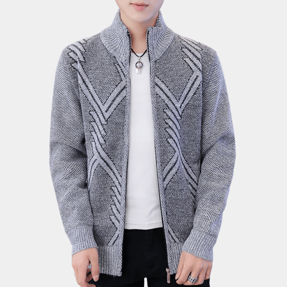 Warm Crew Neck Sweater for Men