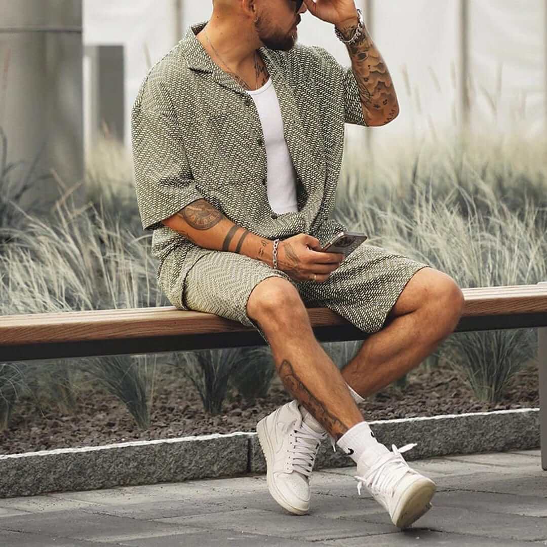 Lightweight Casual 2 Piece Mens Suit