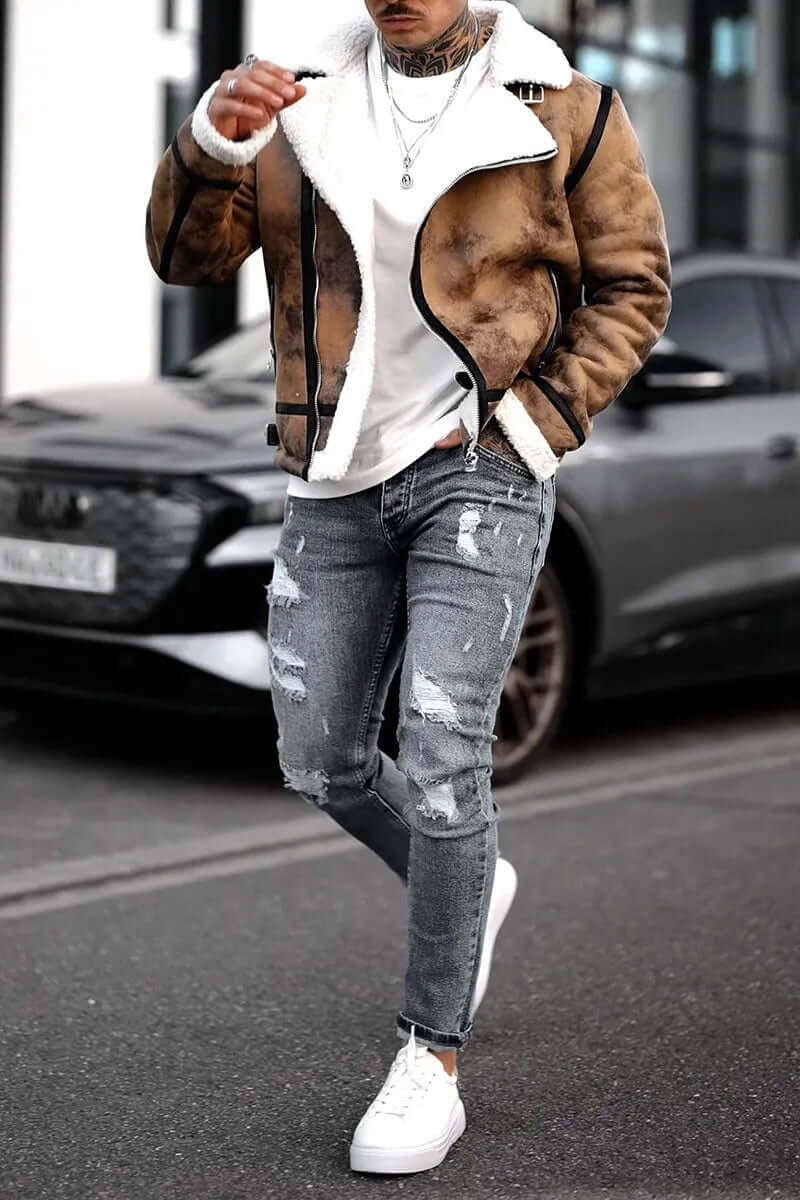 Regular Fit Straight Leg Jeans