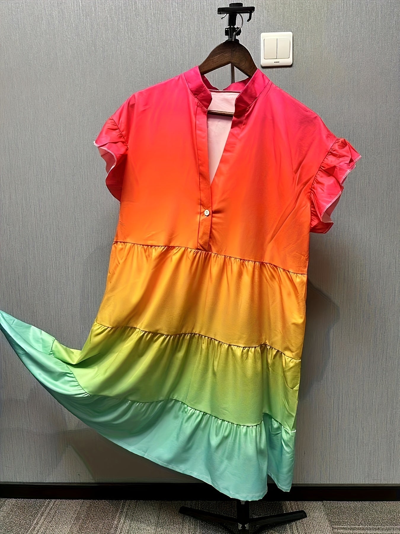 Beautiful Rainbow Party Dress