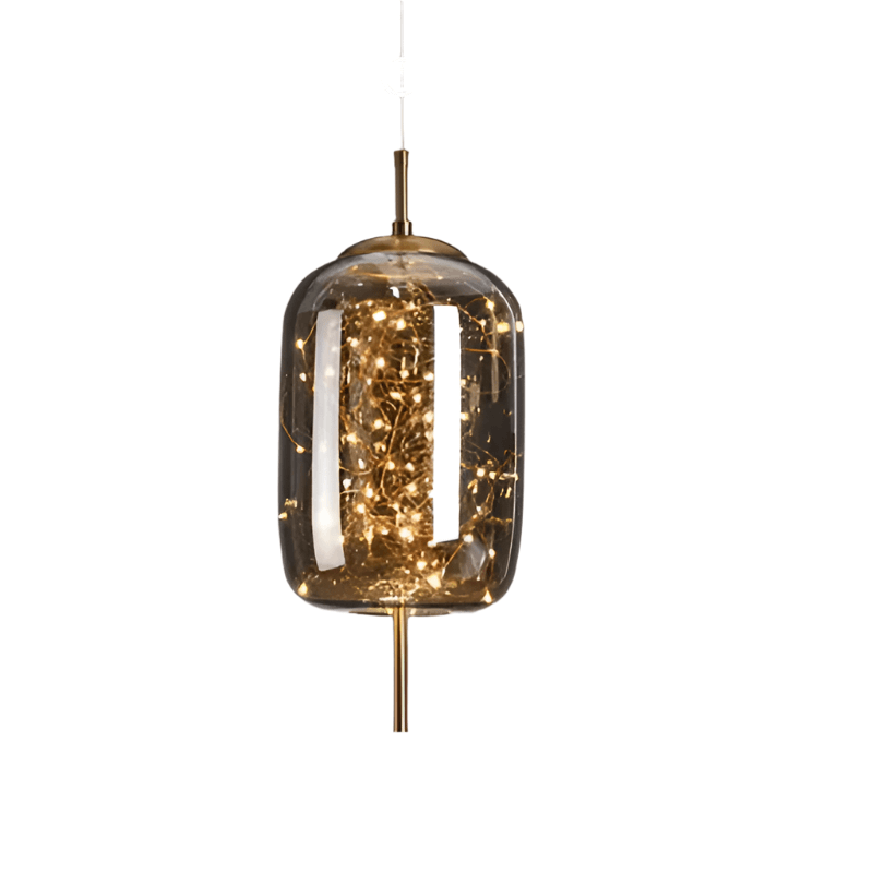 Warm Bronze Multi Light Pendant Lamp