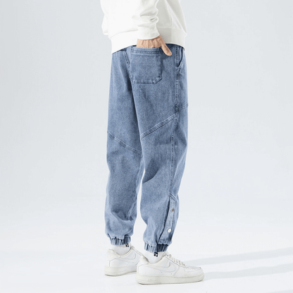 Comfortable Jeans Style Loose Fit Pants