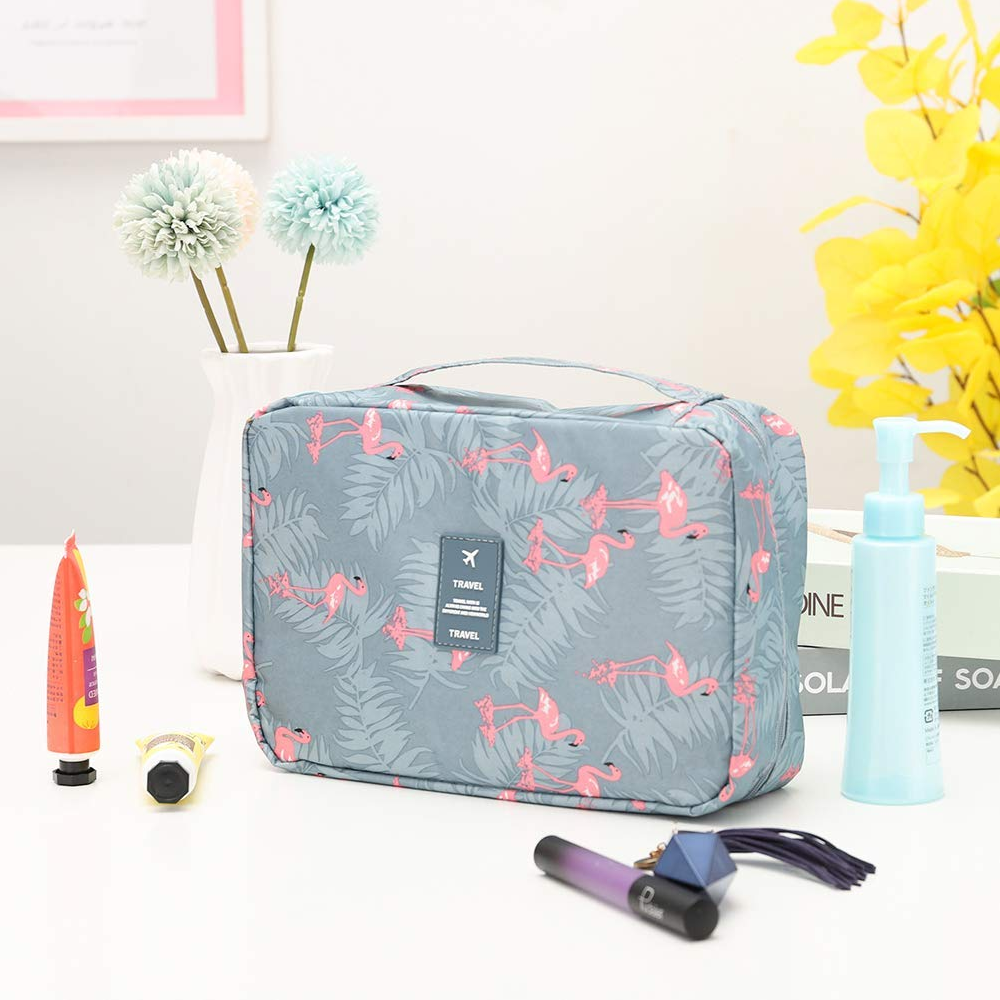 Compact Travel Toiletry Bag with Water-Resistant Design