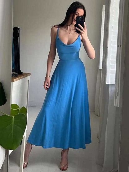Stylish Long Sleeve Maxi Dress