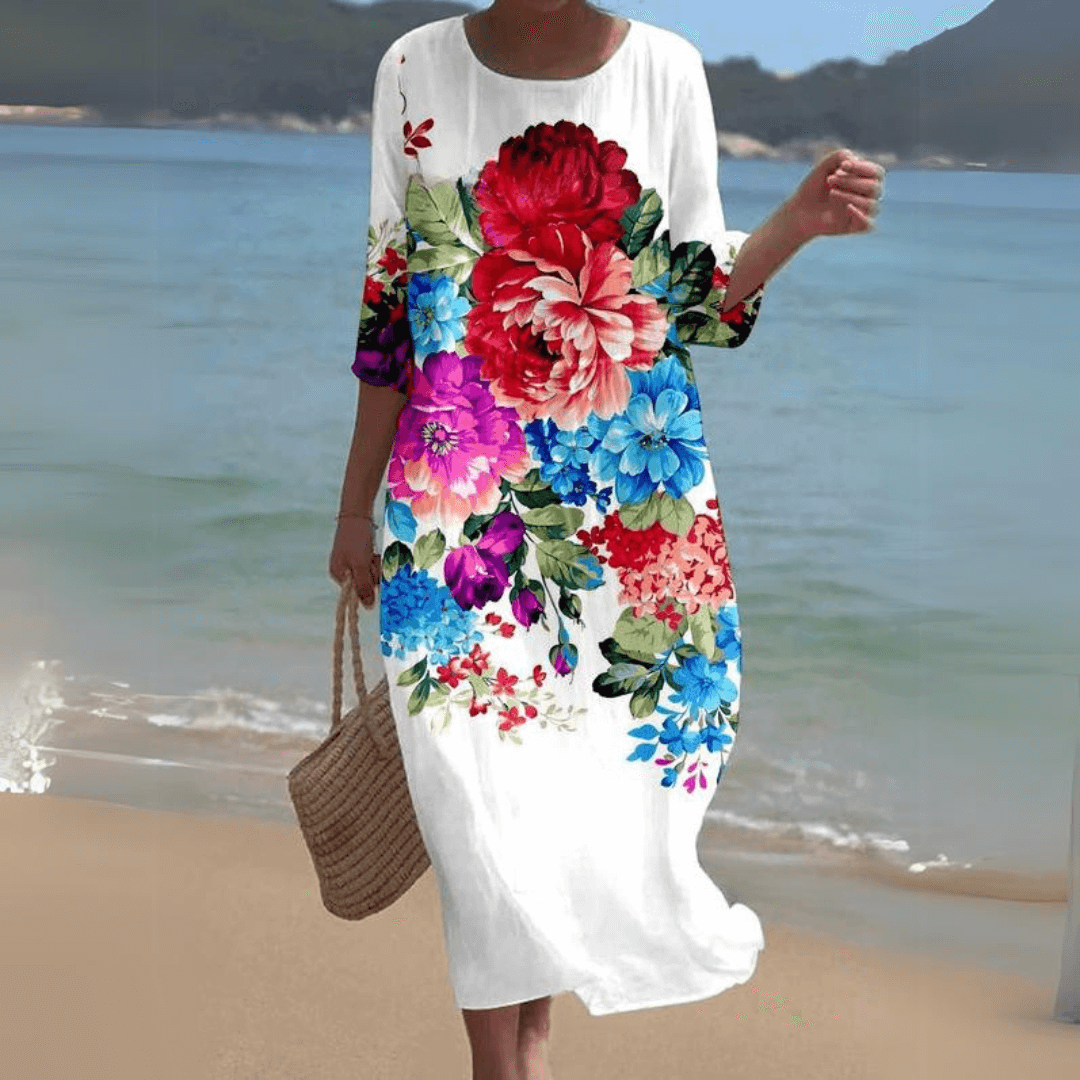 Ladies Elegant Casual Knee Length Dress