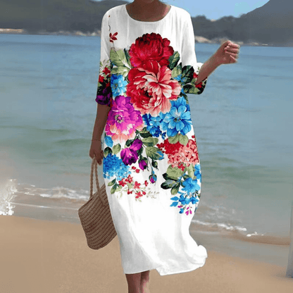 Ladies Elegant Casual Knee Length Dress