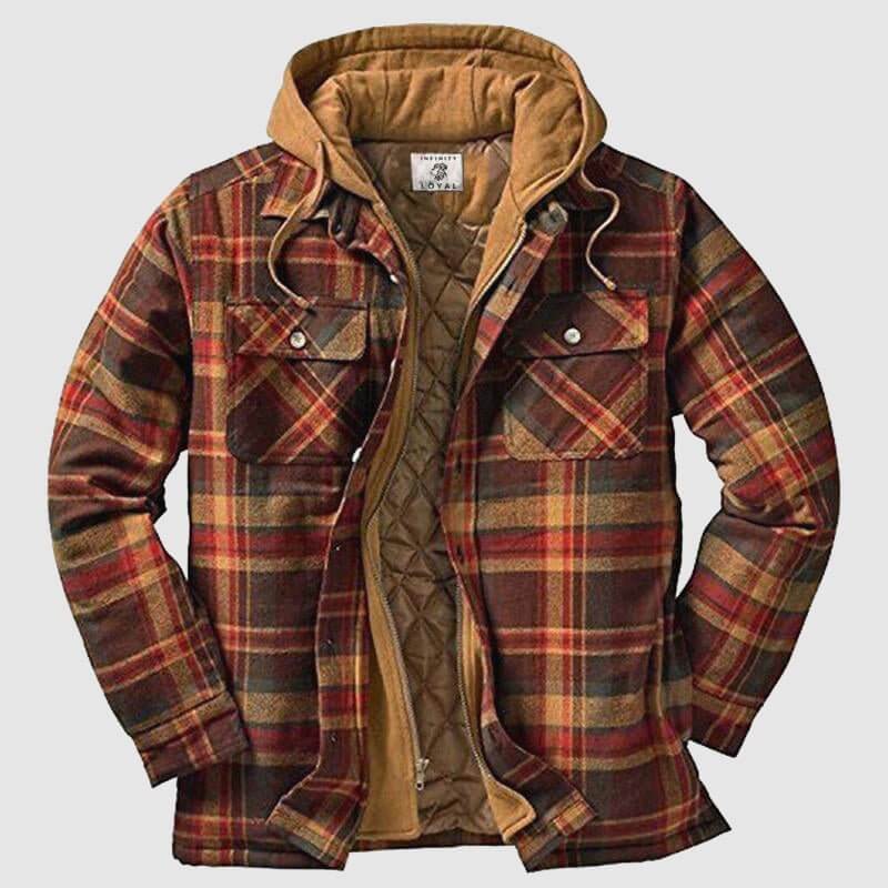 Classic Plaid Mens Jacket - Comfort Fit