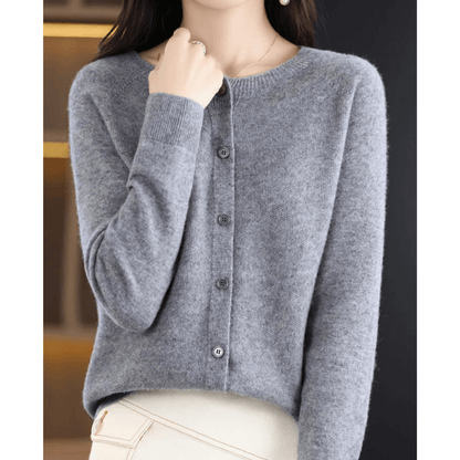 Soft V Neck Cashmere Sweater for Women