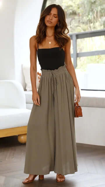 Comfortable Women's Elastic Waist Pants
