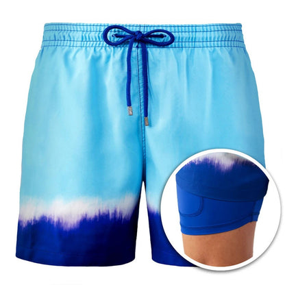 Men's Water Shorts Fast Dry Beachwear Athletic Trunks