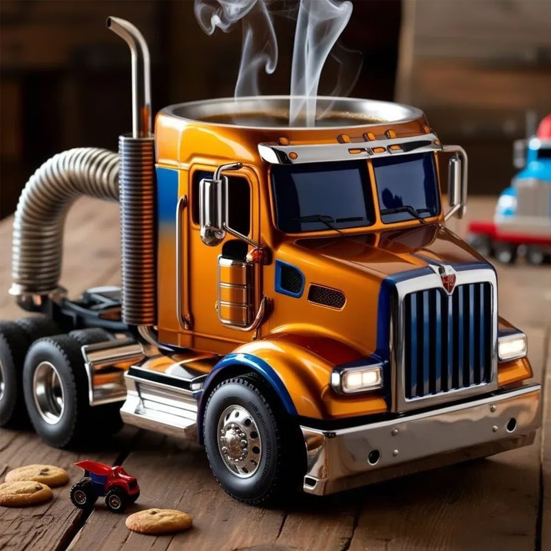 Premium Ceramic Truck Coffee Mug