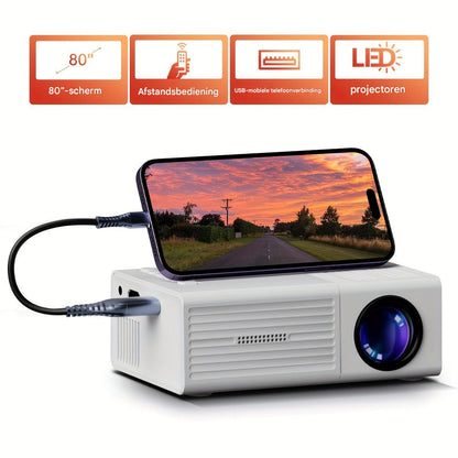 Portable High Definition Mini Home Projector
