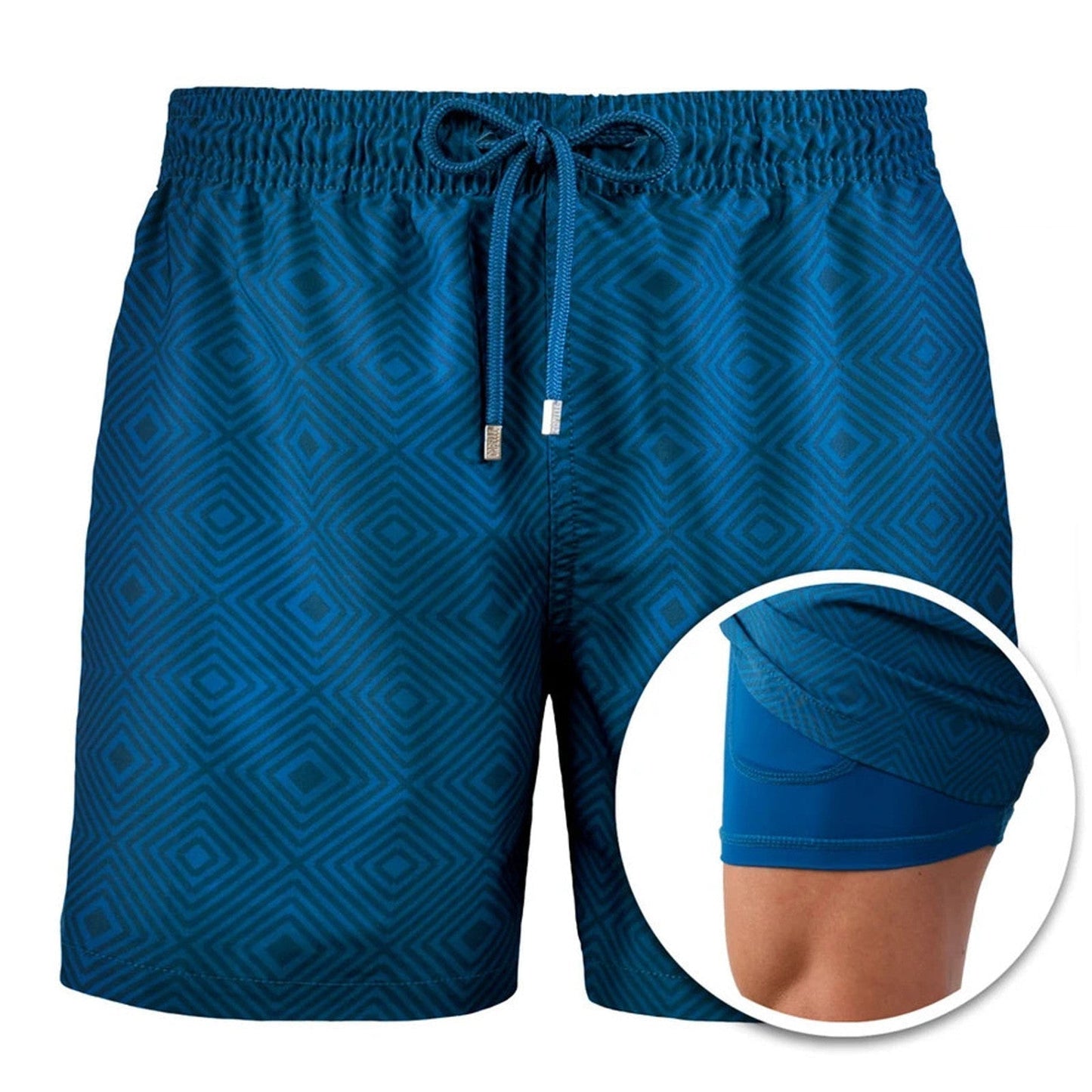 Men's Water Shorts Fast Dry Beachwear Athletic Trunks