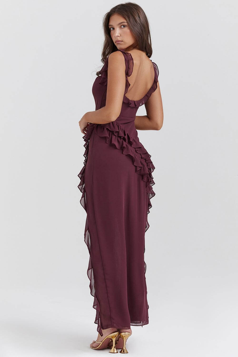 Beautiful Sundress with High Side Split
