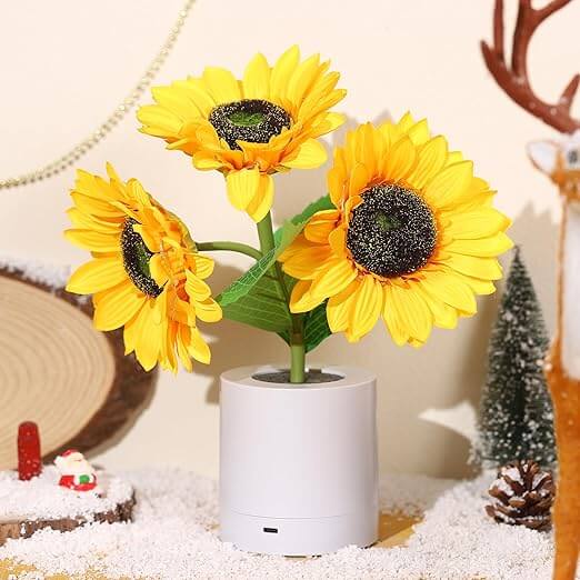 Bright Floral Desk Light