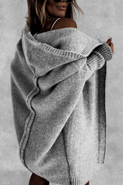 Ladies' Warm Cable Knit Jacket