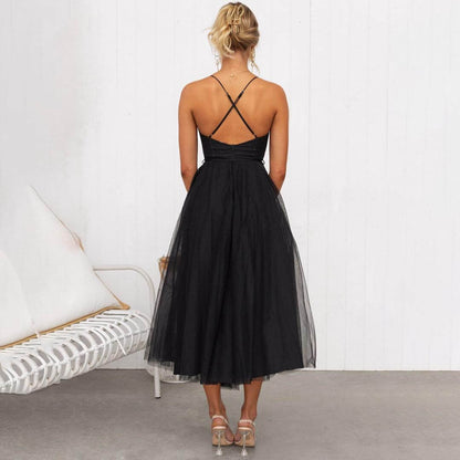Ladies Breathable Semi Formal Party Dress