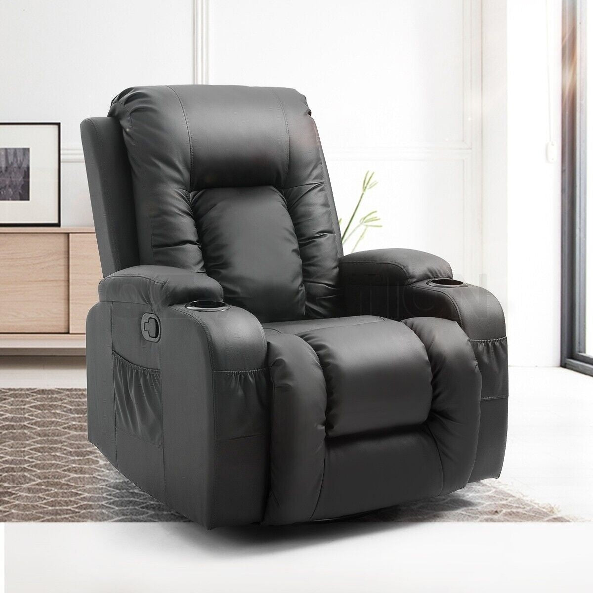 Heated Massage Reclining Chair - Luxivelle