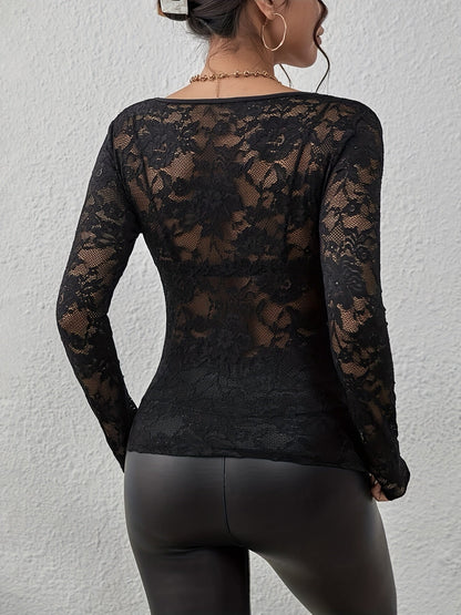 Delicate Floral Blouse for Women