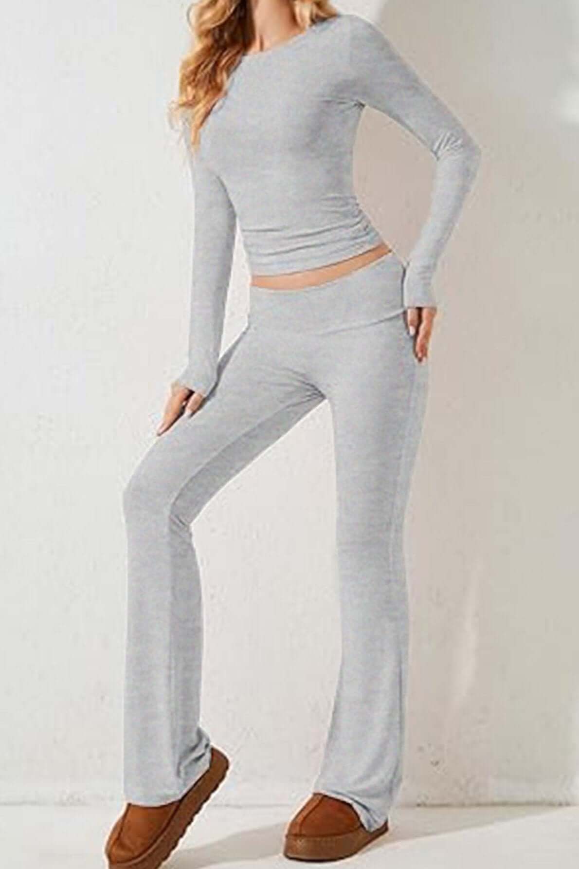 Soft Cozy Women's Knit Pajama Set
